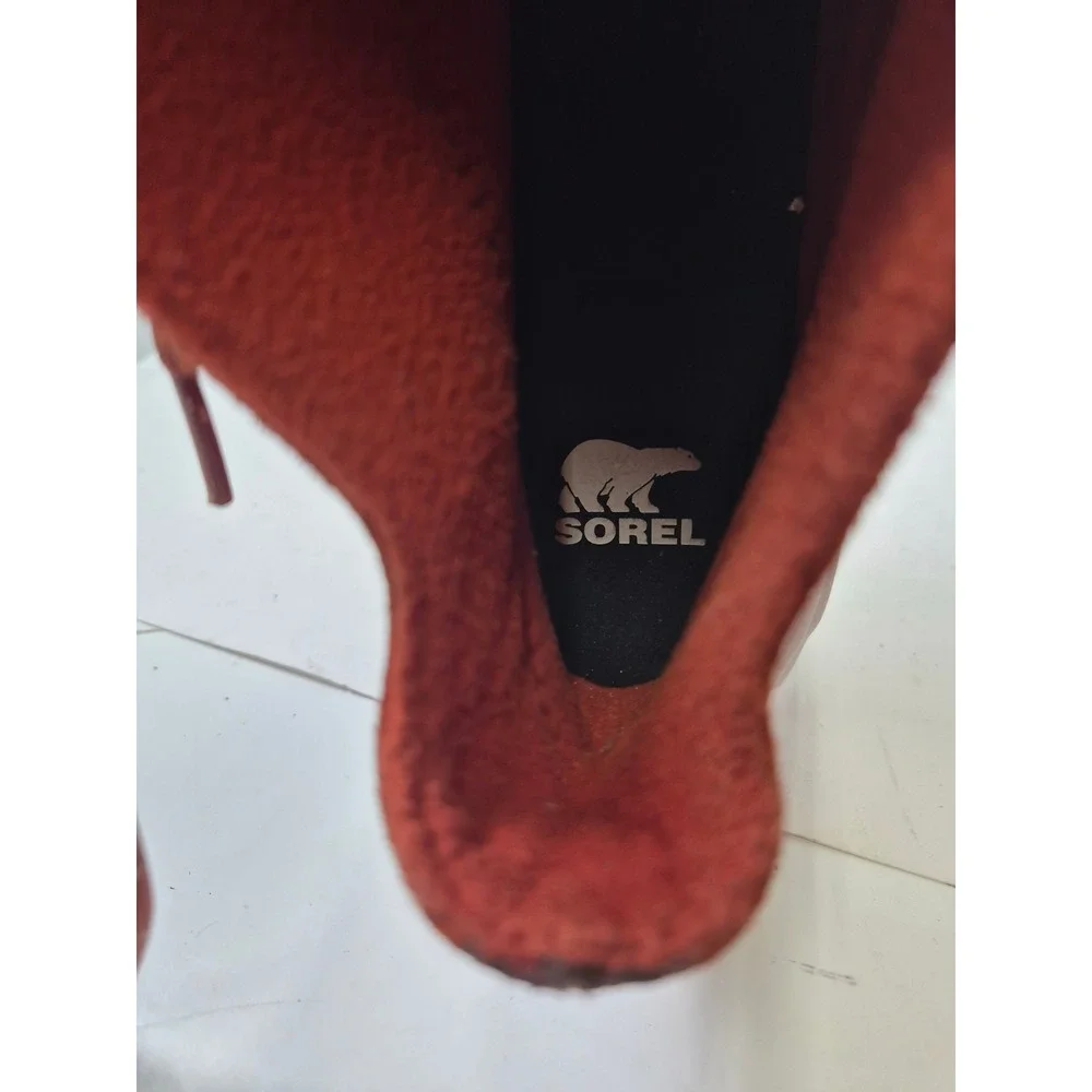 Sorel Kinetic Breakthru Conquest Waterproof Suede Boots Clay Grey NL4903-849 7.5